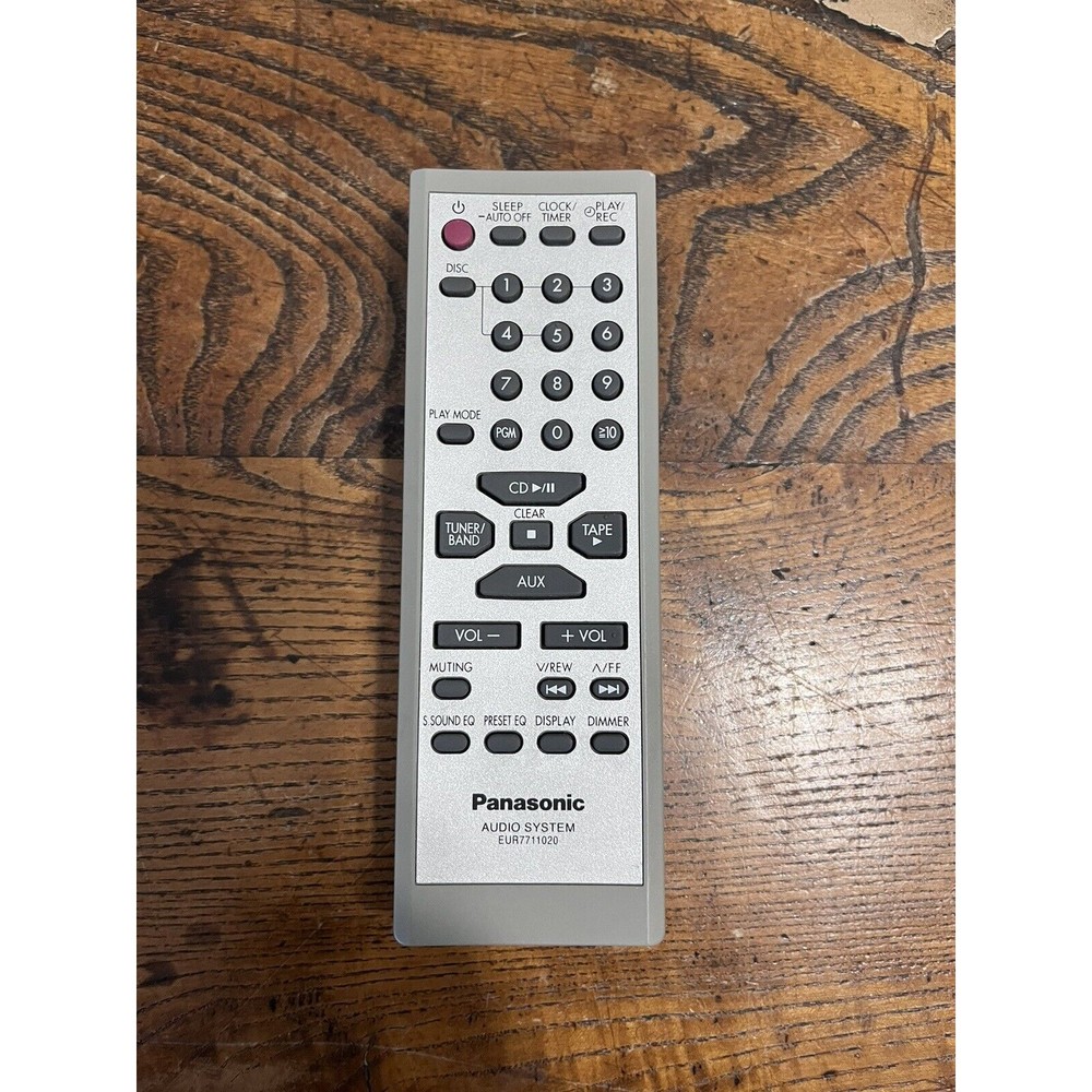 GENUINE PANASONIC EUR7711020 AUDIO SYSTEM REMOTE - SC-PM16, SC-PM18.